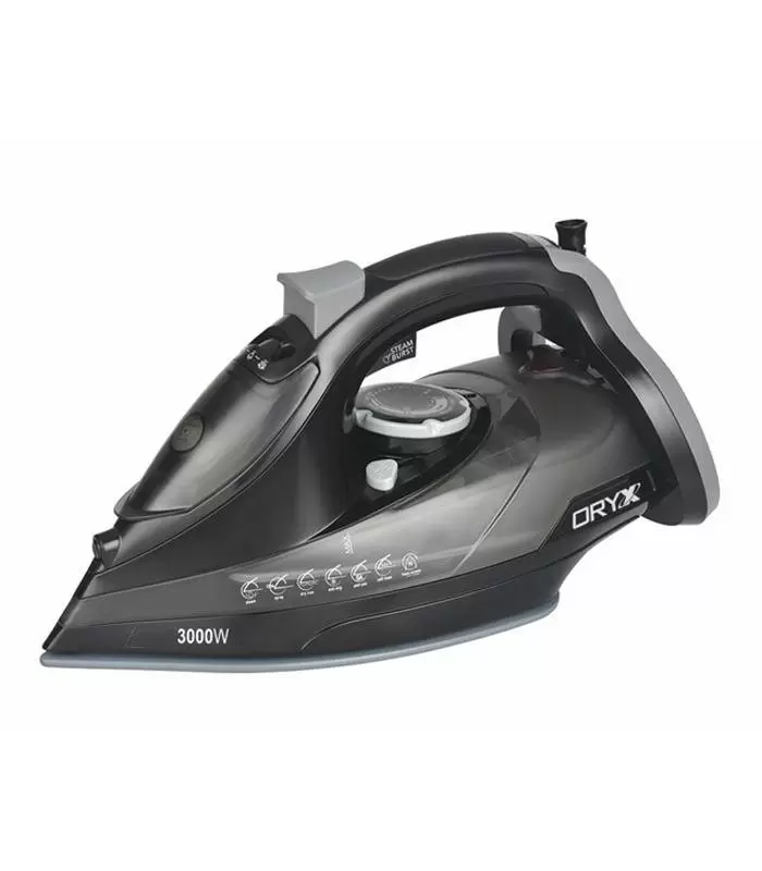 اتو بخار 3000 وات مشکی کف سرامیک نانو ST-1429B اوریکس(ORYX)